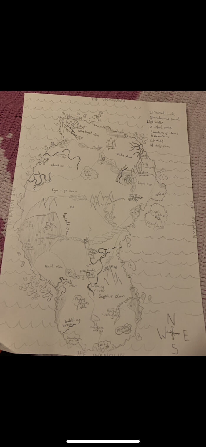 A Map For My Book I’m Writing
