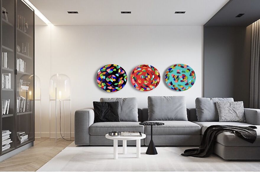 Abstract Artist Launches An Entire Art Collection Devoted To Pizza. Novelty Pizza Box Included. Abstract Artist Launches An Entire Art Collection Devoted To Pizza. Novelty Pizza Box Included.