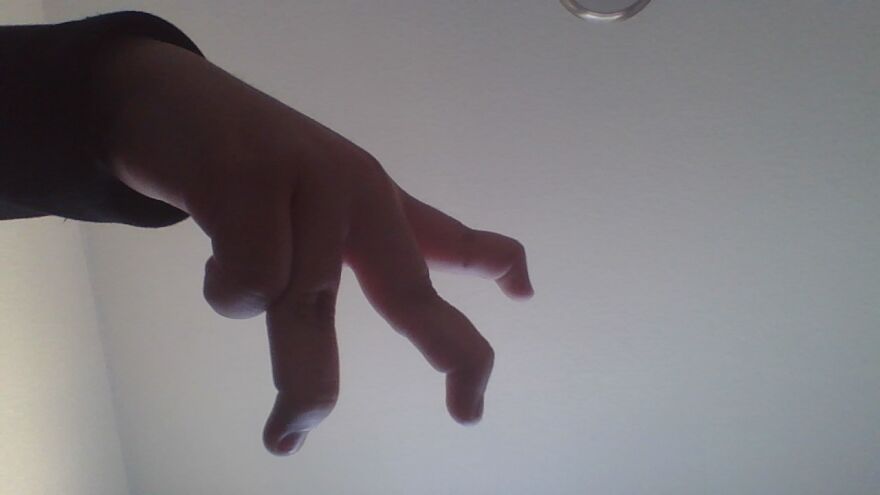 This Is My Hidden Talents And When I Was Doing This There Was Like A Dot On My Finger