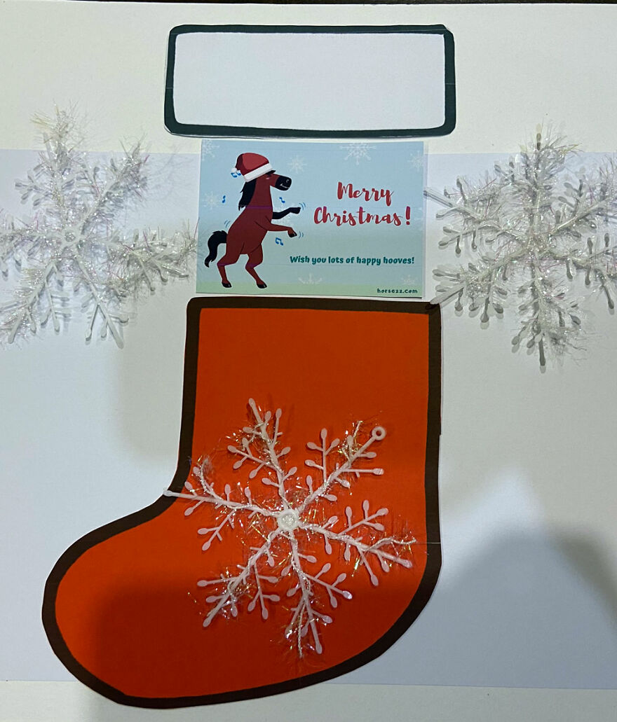 I Made A Christmas Card For Horse Enthusiasts I Made A Christmas Card For Horse Enthusiasts