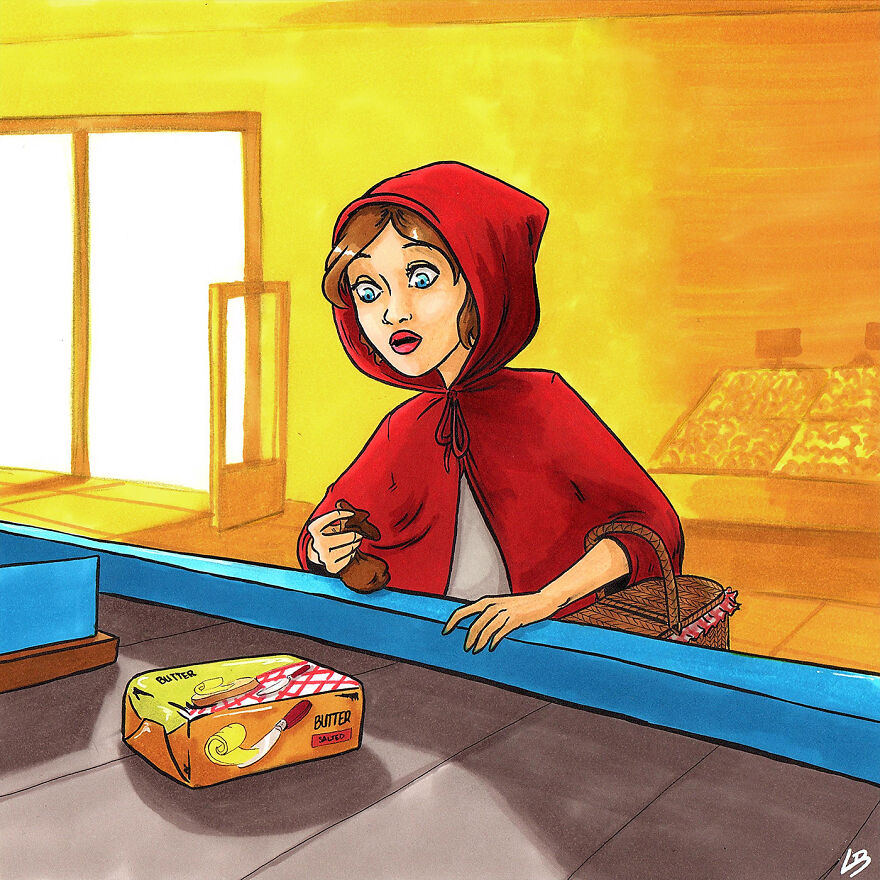 The Little Red Riding Hood And Butter
