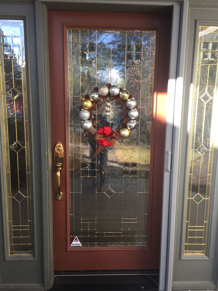 I Made A Wreath For Our Door