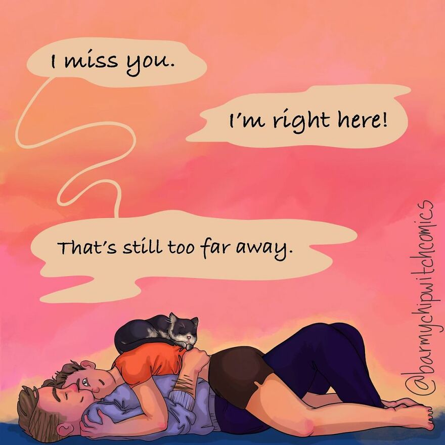 Illustrator Shows Honest Situations That Anyone Who Has Fallen In Love Will Identify Themselves