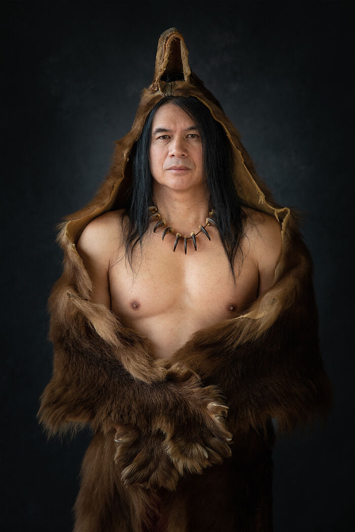 In The Belly Of The Bear (After A Photograph By Edward S. Curtis), Rodrigo, Chickasaw