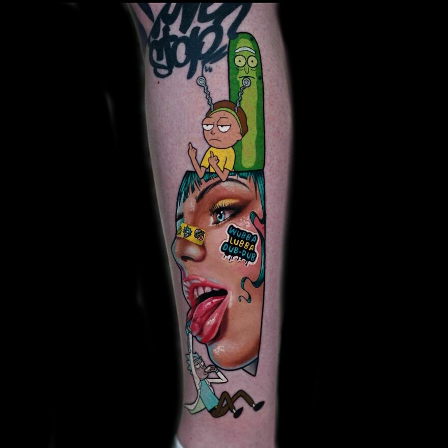 Tattoo Art Created By @jennacoffintattoo