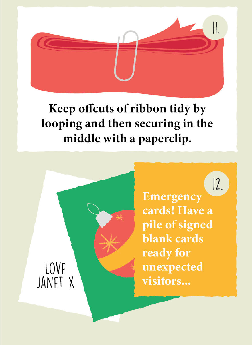 We Illustrated 25 Easy And Useful Home Hacks For Christmas