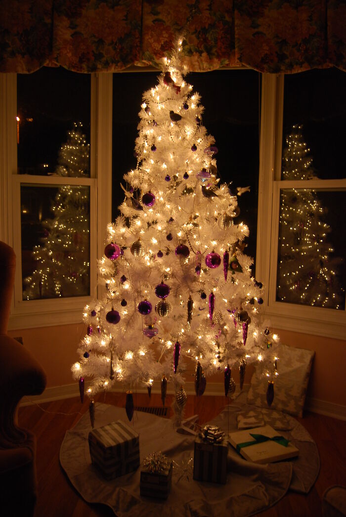 Our Beautiful White Christmas Tree!