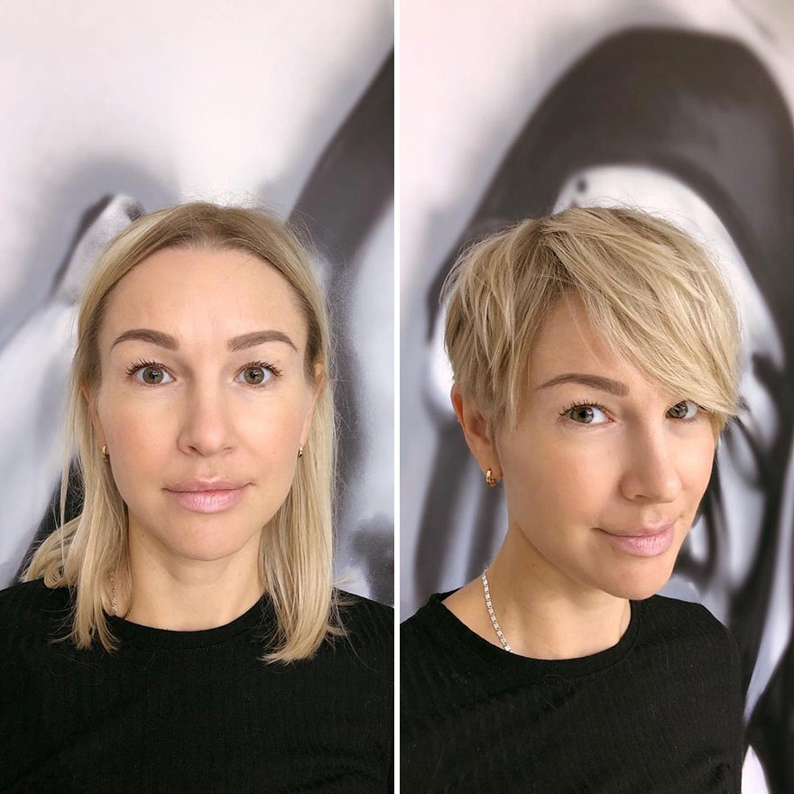 Hairstylist Shares 30 Women Who Took The Risk Of Cutting Their Hair Short  And Didn't Regret It | Bored Panda