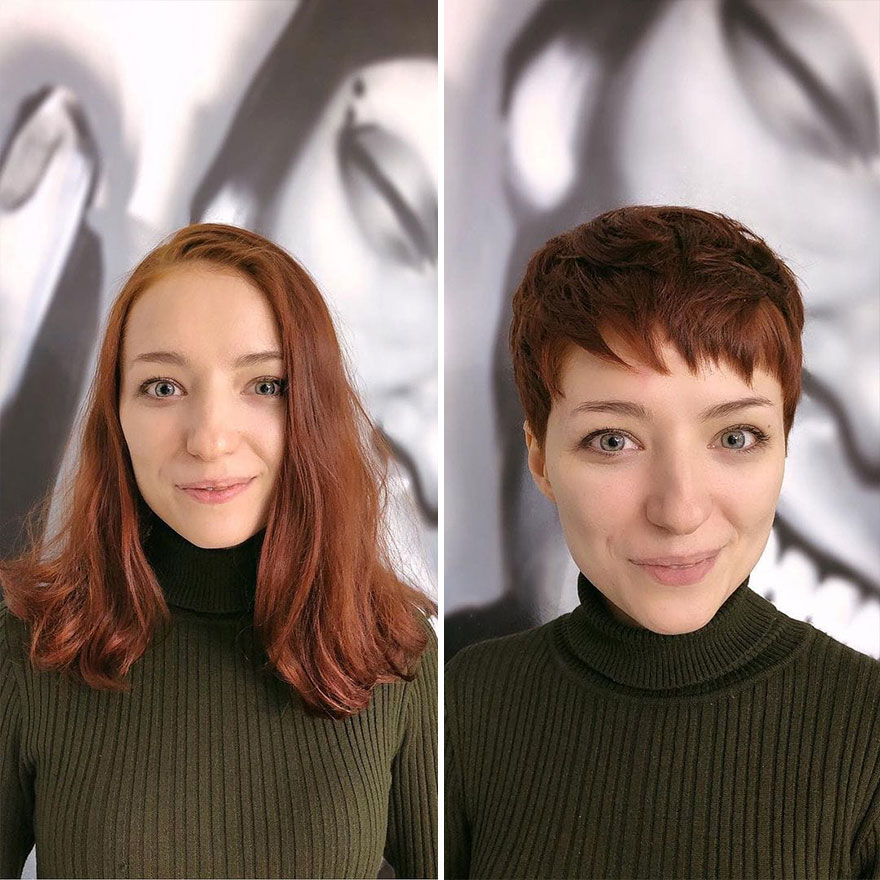 Hairstylist Shares 30 Women Who Took The Risk Of Cutting Their Hair Short  And Didn't Regret It | Bored Panda