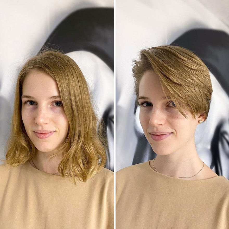 Women Risk Cutting Their Hair And Realize That They Only Gained From It