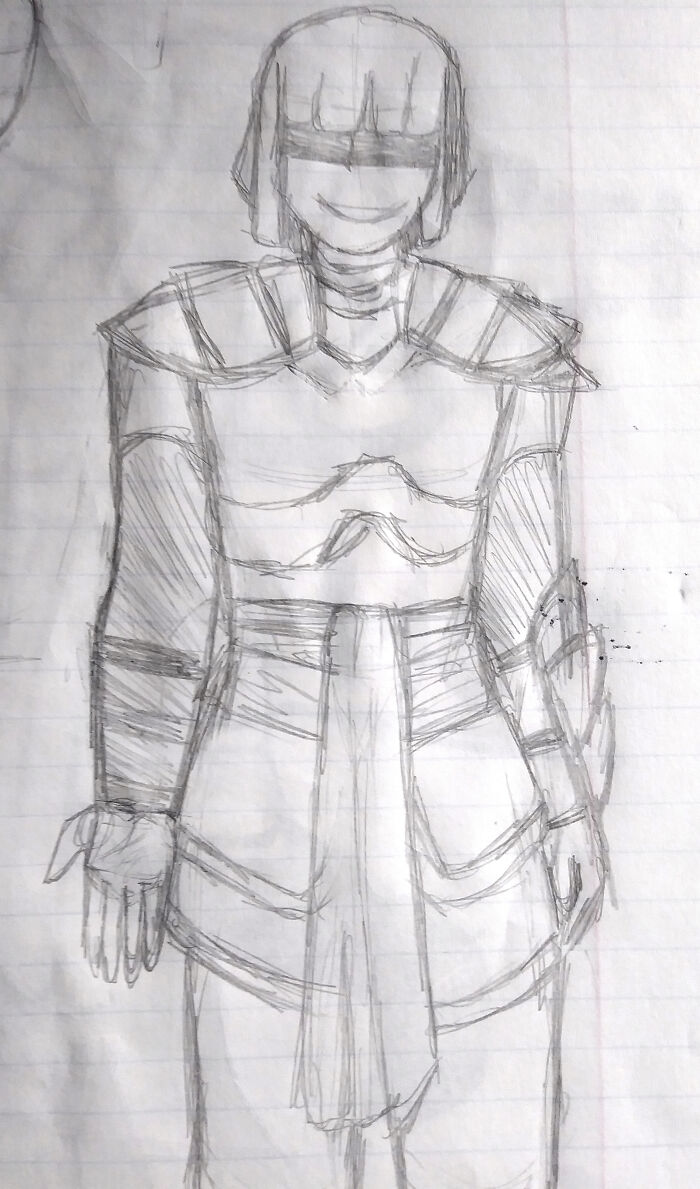 One Of My Oc's In Her Armor (The Hands Are Bad I Know)