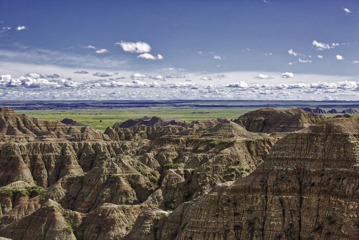 The Badlands Of South Dakota, USA