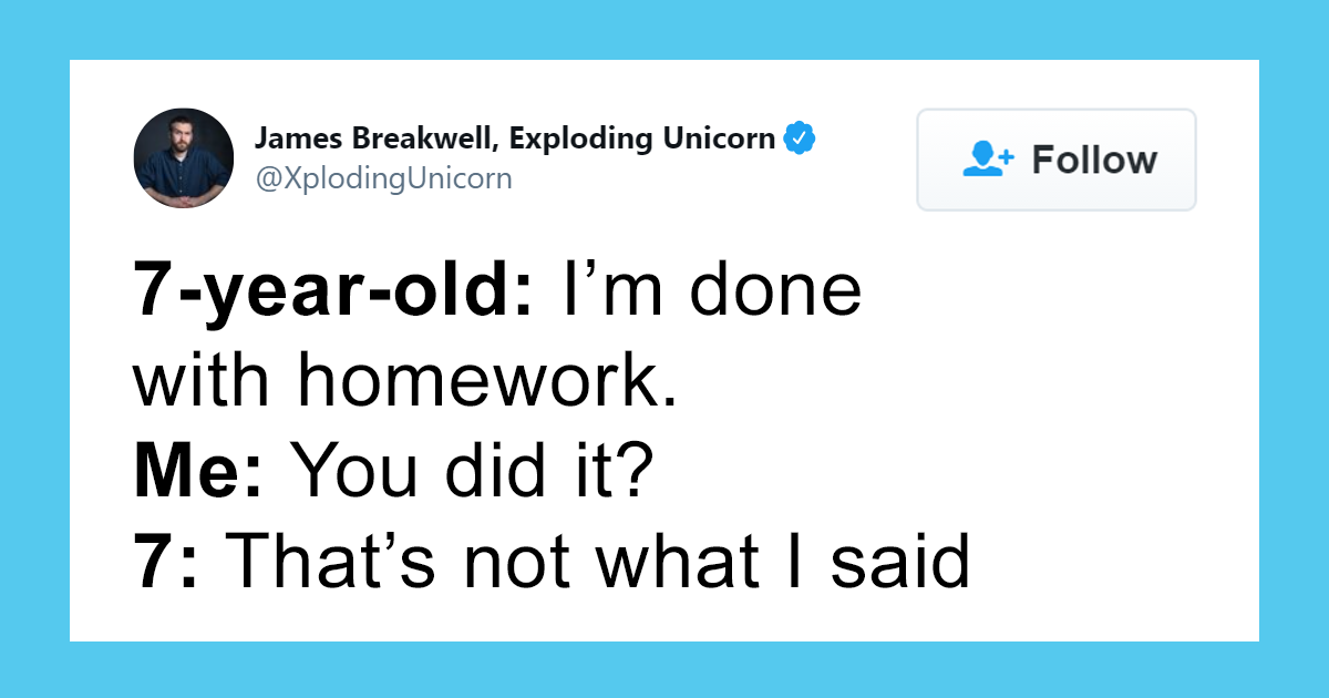 2020 Has Been Incredibly Challenging For Parents, So Here Are 50 Of The Very Best Parenting Tweets Of The Year - Vimarsana News