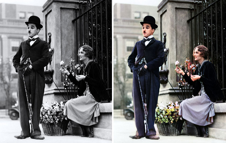 Charlie Chaplin And Virginia Cherrill