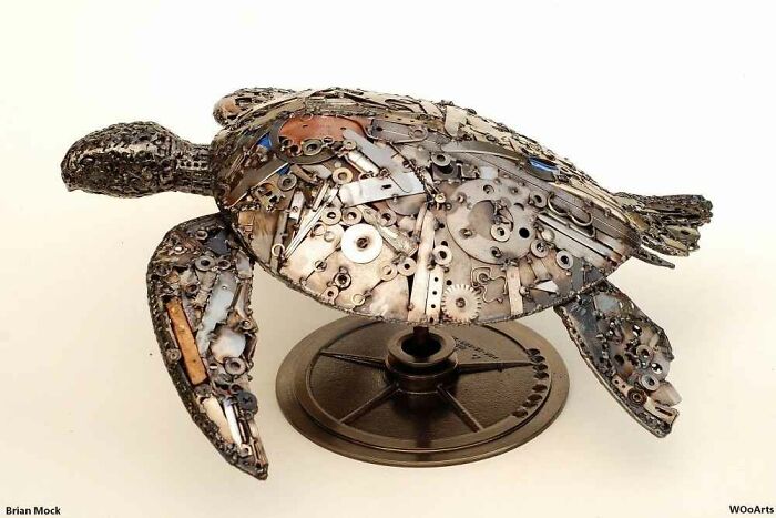 American Artist Brings Recycled Materials Back To Life, Here Are 30 Of His Incredible Sculptures