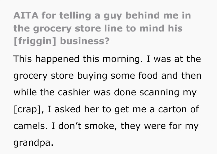 Person Snaps At A Stranger Who Says They Shouldn't Be Smoking, Asks If They're A Jerk