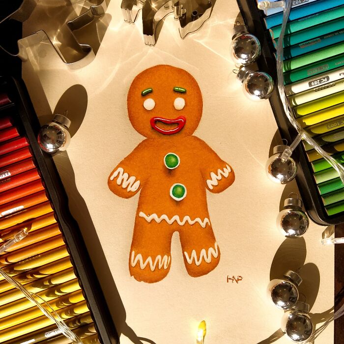 The Gingerbread Man From "Shrek" That I Decided To Draw!