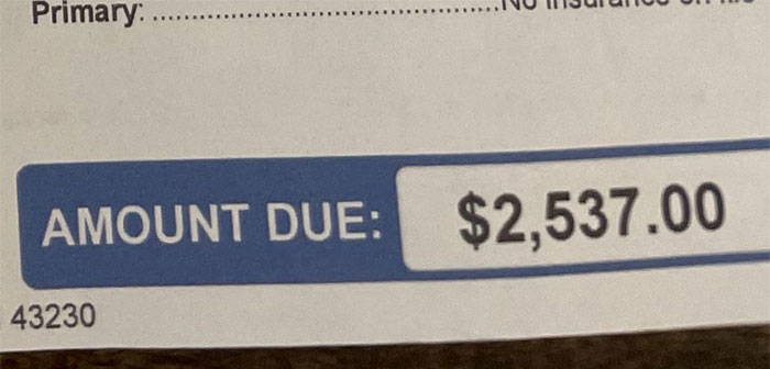 After Buying Christmas Decorations For My House, I Was Biking Home And Was Hit By A Car (Hit And Run) Causing Me To Black Out From Massive Head Trauma. This Is How Much I Owe For My Ambulance Bill