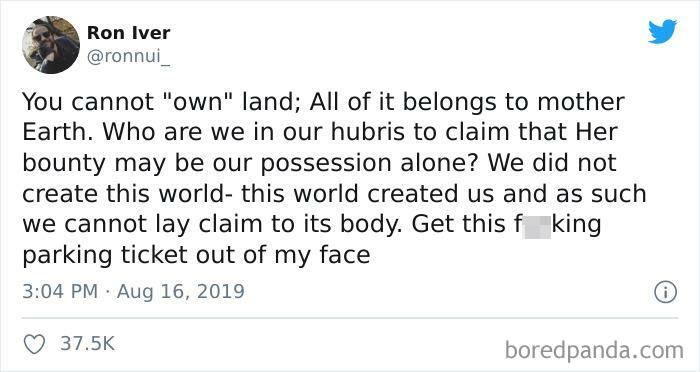 You Cannot "Own" Land