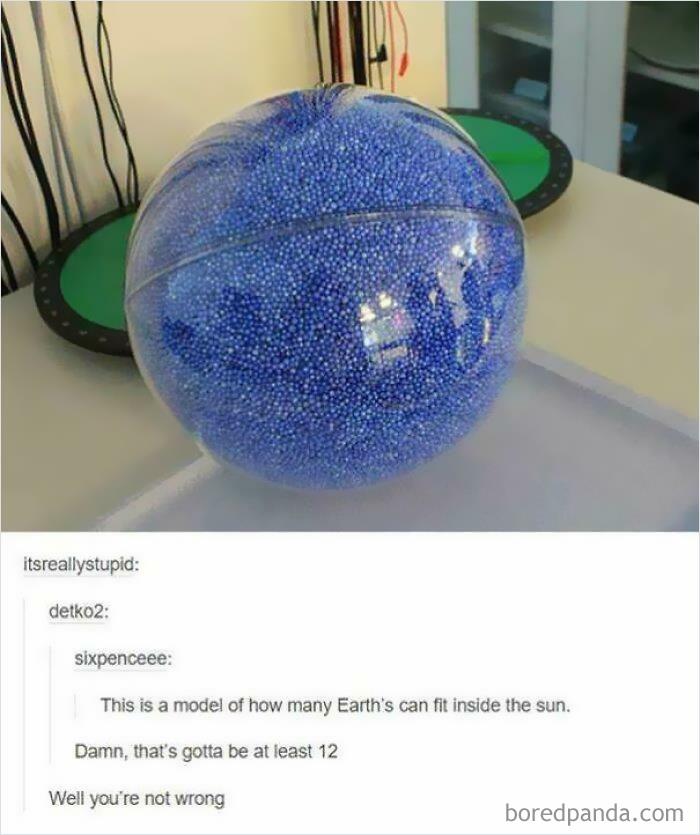 Is This A Fair Representation Of The Sun To Earth Ratio?