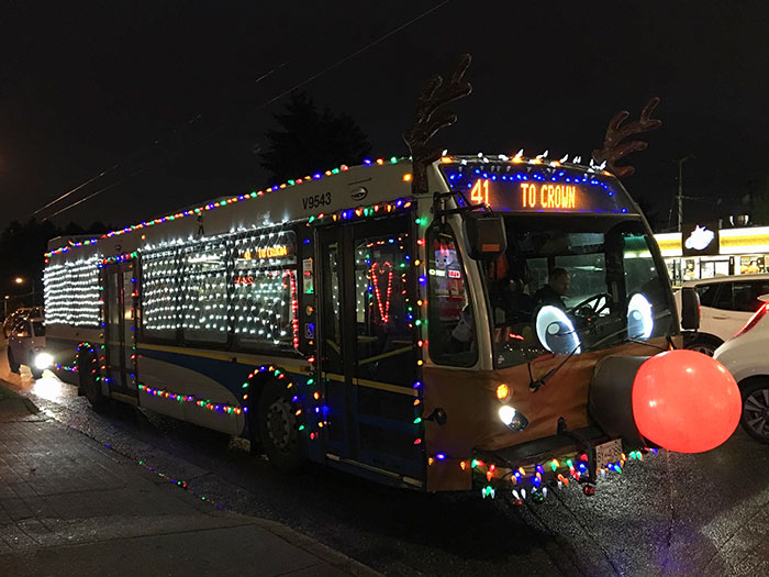 The City Dresses Our Buses Up For Christmas
