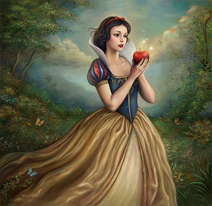 This Artist Shows What Disney Princesses Would Look Like If They Were Classical Paintings (6 Pics)