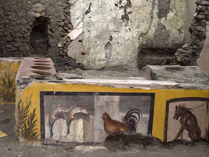 A "Fast Food" Shop Is Uncovered In Pompeii, Depicting Some Of The Dishes They Would Eat