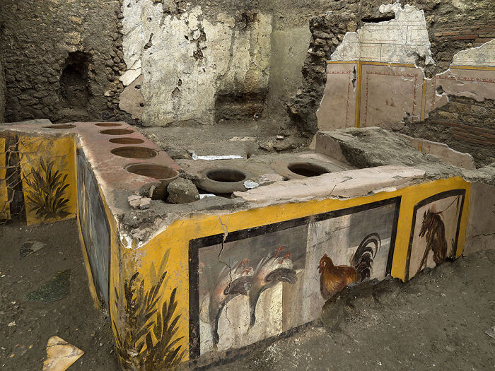 A "Fast Food" Shop Is Uncovered In Pompeii, Depicting Some Of The Dishes They Would Eat
