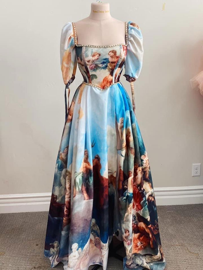 A Renaissance Painting As A Dress