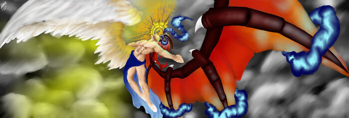 My Recent Work Is Something Related To Heaven And Hell
