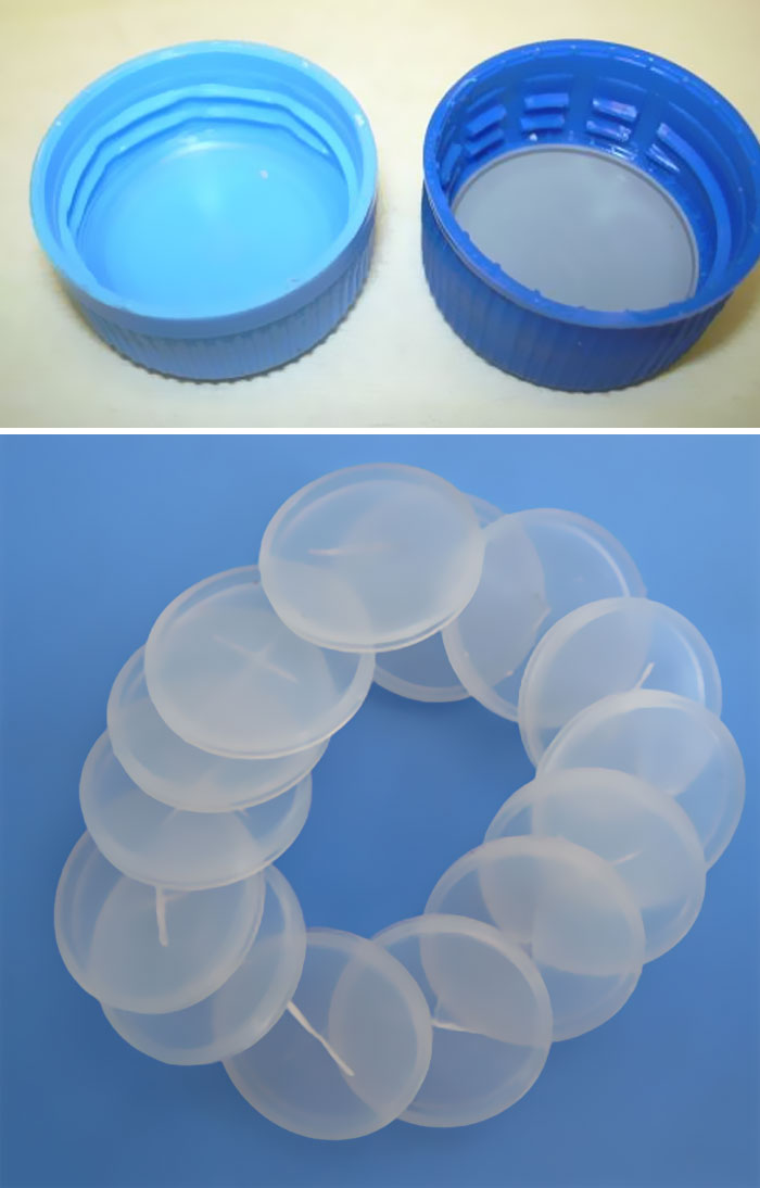 Plastic Disks In Bottle Caps