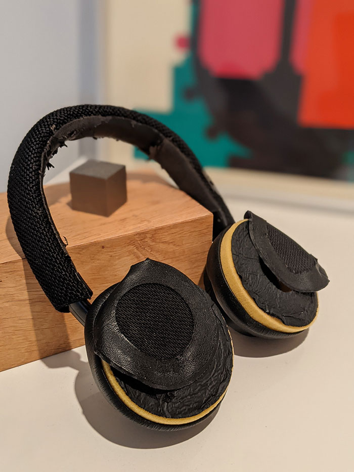 My Battered And Bruised Headphones That Have Helped Me To Stay Connected To Friends, Family, Clients And Colleagues
