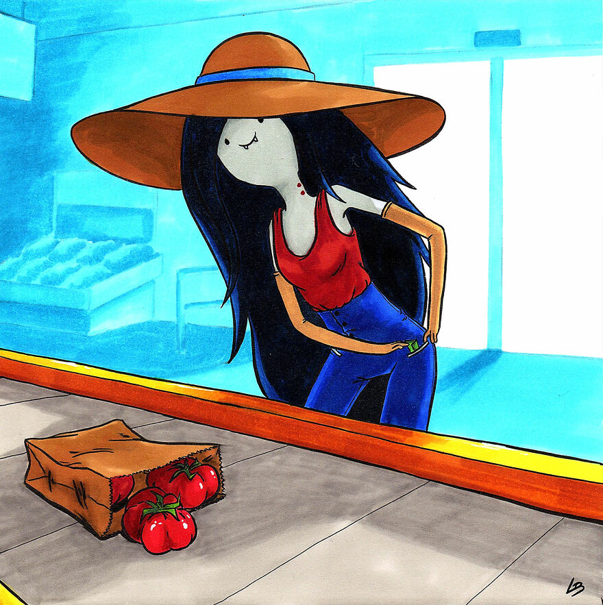 Marceline The Vampire And Red Tomatoes