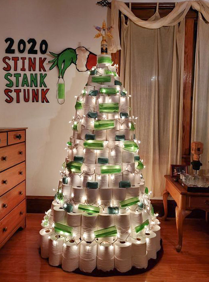 A Buddy Of Mine Put This Up As His Christmas Tree