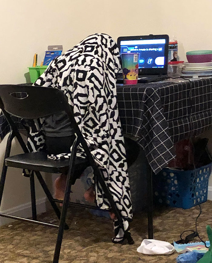 My Son Trying To Hide His Phone From Me During Virtual Learning