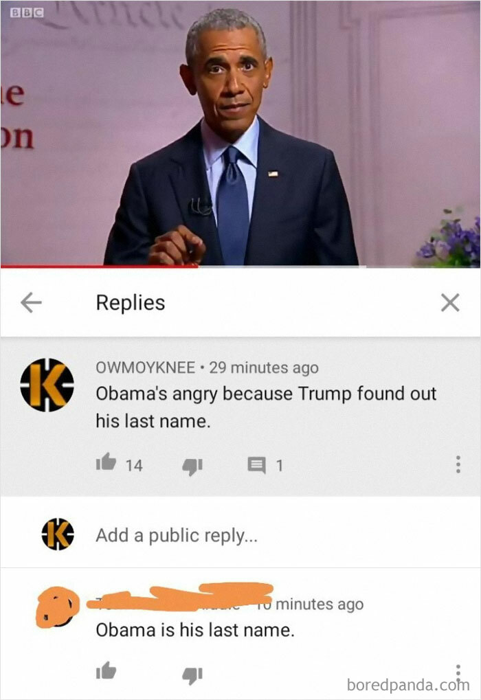 Obama's Angry Because Trump Found Out His Last Name