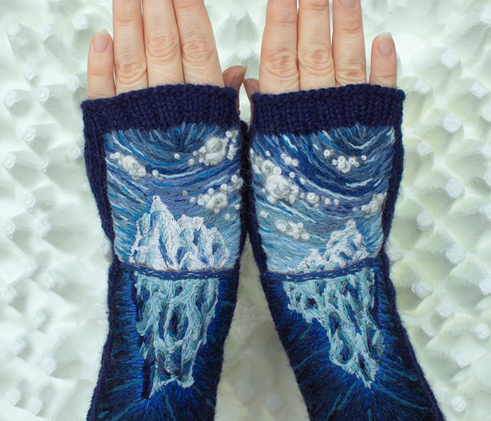 I Have Been Making Embroidered Gloves For Over 7 Years Now, Here Are My 40 Best Works