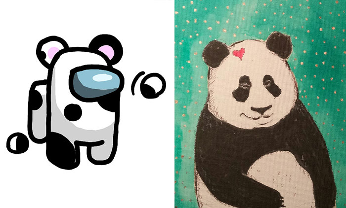 Hey Pandas, Draw The Bored Panda Mascot And Post Your Result Here (Closed)