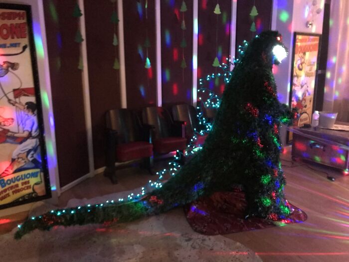 Godzilla Christmas Tree With Atomic Breath Godzilla Christmas Tree With Atomic Breath