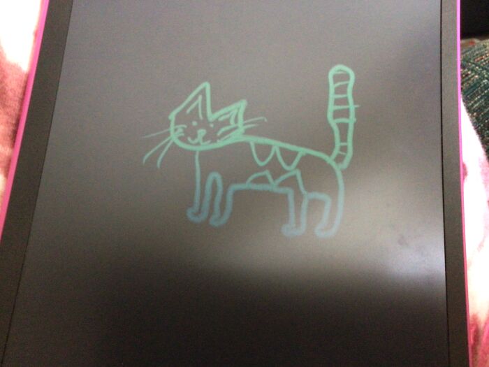 On A LCD Drawing Pad! They Are Fun