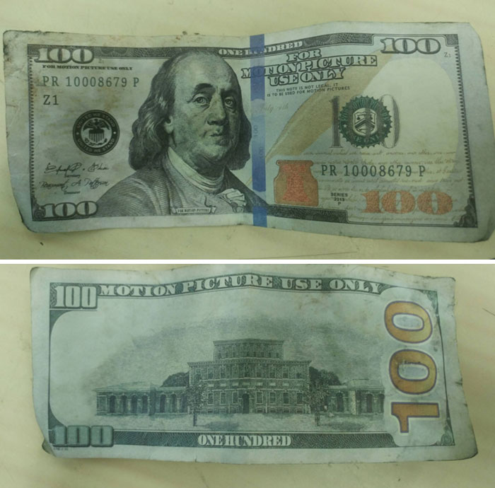 I Found This Movie Prop $100 Bill On The Sidewalk Today