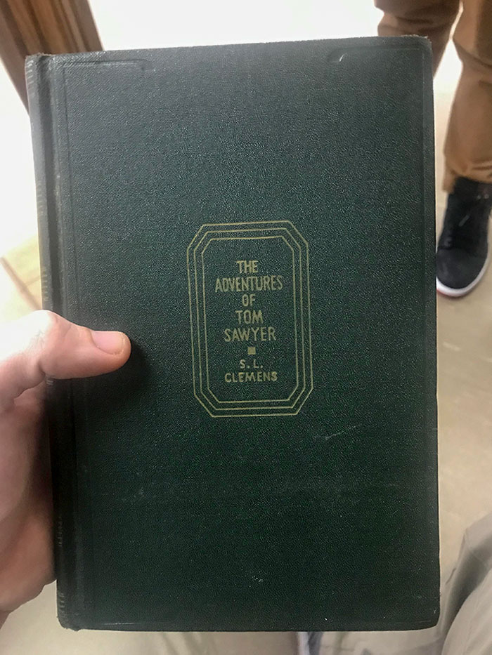 One Of My Students Found A Copy Of The Adventures Of Tom Sawyer With Mark Twain’s Real Name On It