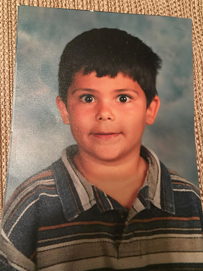 I Too Was Instructed Not To Blink During My Elementary School Yearbook Photo