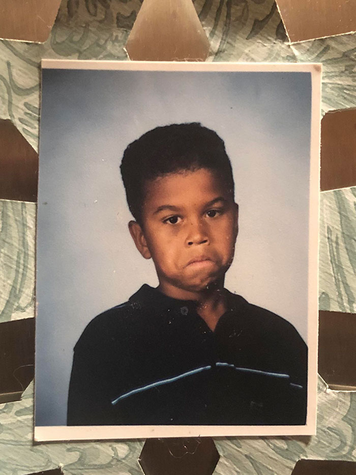 My Husband Was Clearly Not Feeling Picture Day In 3rd Grade
