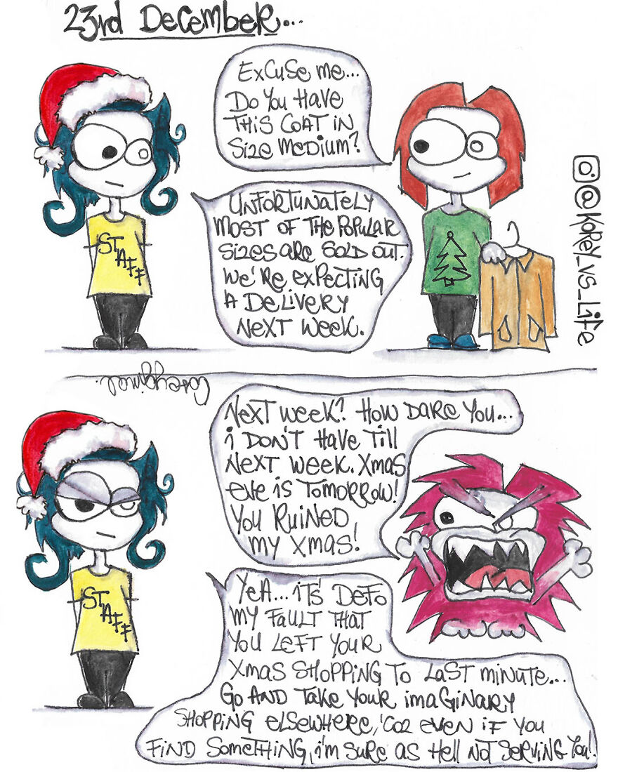 My Christmas Comics...i'm Not Too Much Of A Christmas Person