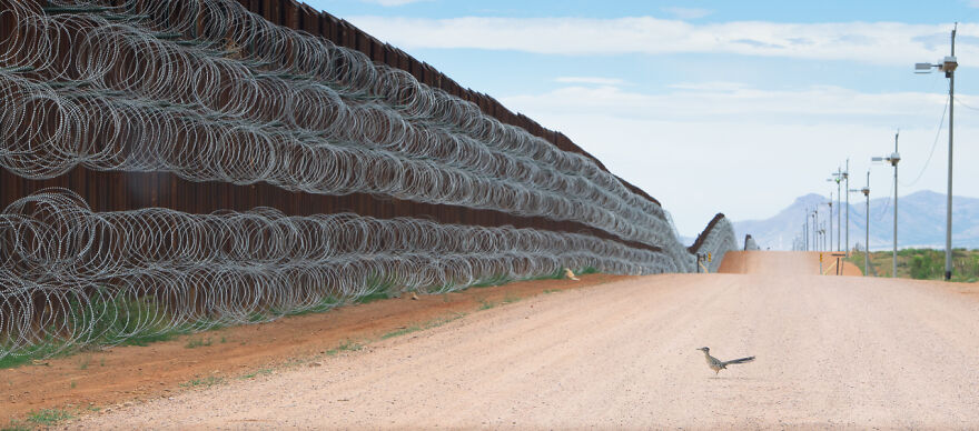 Category Fred Hazelhoff Portfolio Award: Winner, 'Border Wall Project' By Alejandro Prieto