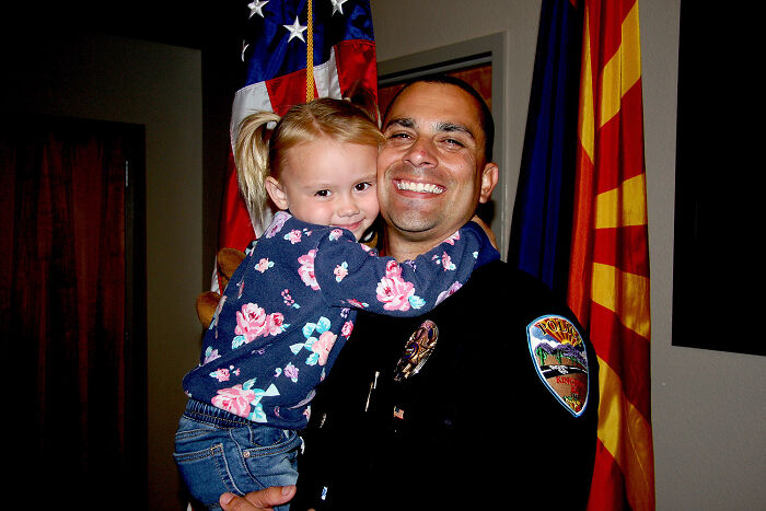 Officer Meets A Beaten-Up Toddler During Welfare Check, Decides To Give Her His Heart And His Home