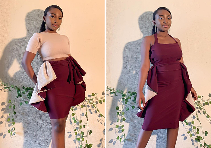 Fashion Designer Creates Genius Dresses That Can Be Styled In Up To 11 Ways And Here Are Her 15 Newest Designs
