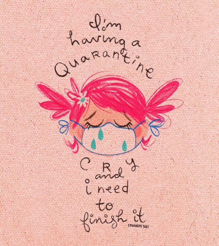 Quarantine Cry - I Draw The Things My Daughter Says