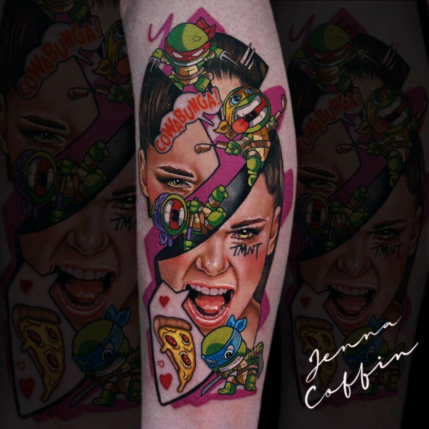 Tattoo Art Created By @jennacoffintattoo